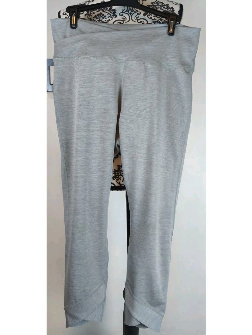 Nike Yoga 7/8 Tight Women XL Grey High Rise Dri-FIT NWT Move to Zero
